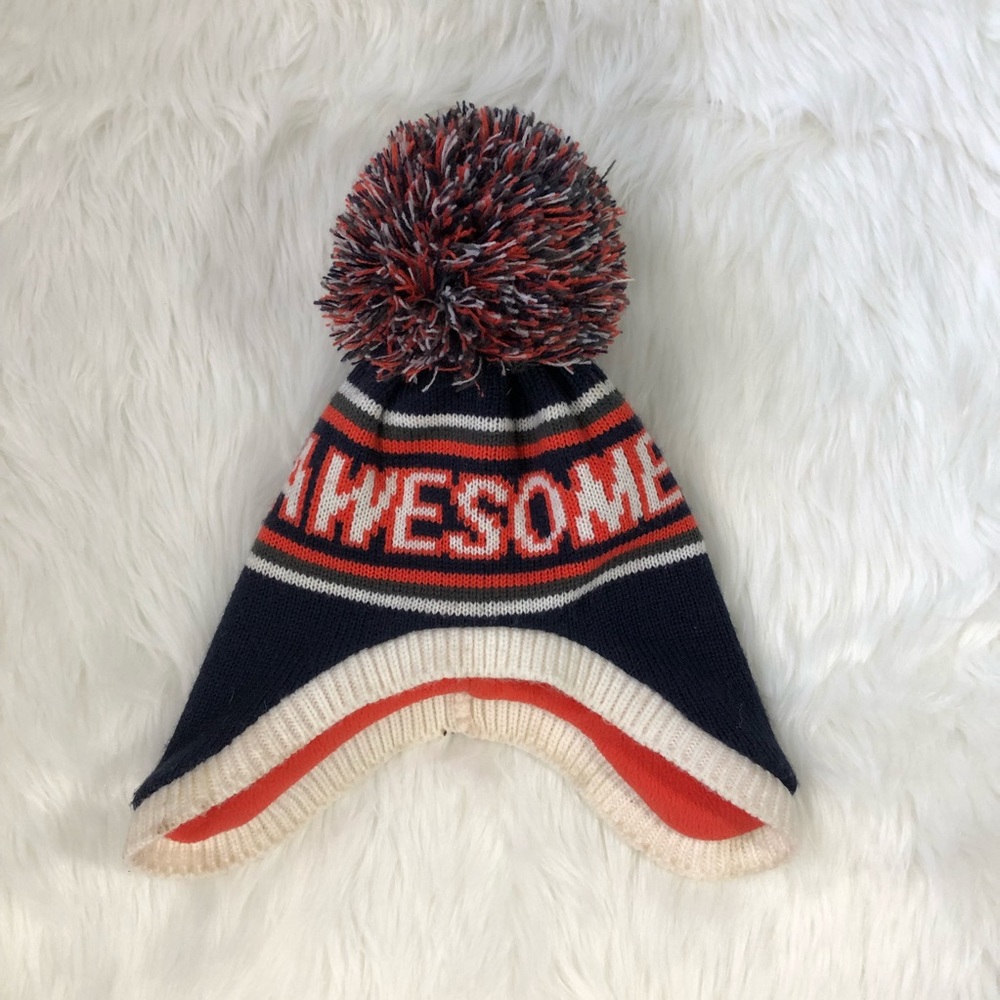 Kids Awesome Winter Hat with Pom